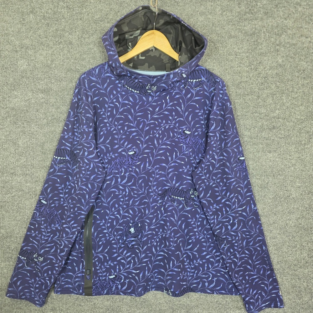 Greyson The Hidden Truth Cokato Hoodie Men's XXL Blue Purple Wolf Golf Pullover